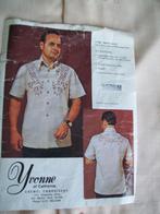 borduren herenblouse nieuw voorgedrukt patroon, Ophalen of Verzenden, Nieuw, Handborduren, Patroon