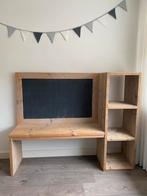 Steigerhouten kindermeubel bureau met kast, Ophalen, Gebruikt, Overige typen