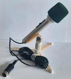 Vintage tafel Microfoon in doos met standaard Hosiden Japan, Ophalen of Verzenden, Zo goed als nieuw, Overige typen
