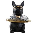 Bulldog met dienblad - Decoratief beeld, Ophalen of Verzenden, Nieuw
