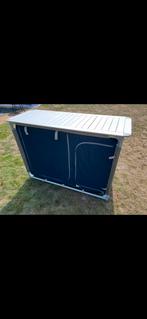 Inklapbare Campingkast met Windscherm, Ophalen, Gebruikt, Campingkast