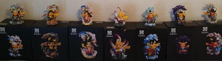 Pokemon x One Piece Resin Shichibukai Statues (7 Warlords), Hobby en Vrije tijd, Verzamelkaartspellen | Pokémon, Nieuw, Overige typen