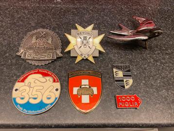 Porsche 356 badges, decals and dashboard plates