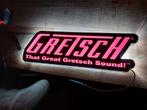 Prachtige nette, kleurige led/ neonlamp " Gretsch ", Ophalen of Verzenden, Zo goed als nieuw, Kunststof