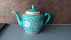 turquoise China theepot Jingdezhen mun shou €25 + GRATIS, Antiek en Kunst, Ophalen of Verzenden