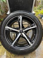 4x Continental winterband R19 235/55 105V plus Ronal velg, Auto-onderdelen, Gebruikt, Winterbanden, 235 mm, Band(en)