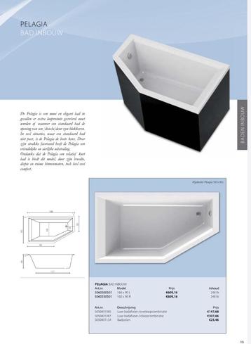 Wavedesign Whirlpool Bad 160x90 niet ingebouwd -ongebruikt- beschikbaar voor biedingen