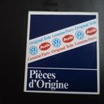 Leuke oude sticker.   VW/AUDI.    Onderdelen., Verzamelen, Stickers, Ophalen of Verzenden, Zo goed als nieuw