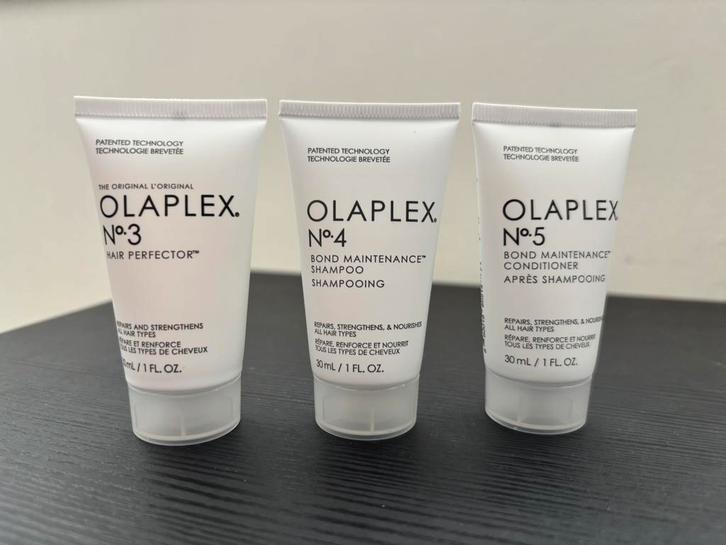 Olaplex 3 - 4 - 5 / 3x 30ml per flesje / NIEUW, Sieraden, Tassen en Uiterlijk, Uiterlijk | Haarverzorging, Nieuw, Haarverzorger of -hersteller
