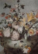 Vloerkleed bloemen grijs, Huis en Inrichting, Stoffering | Tapijten en Kleden, Ophalen, 150 tot 200 cm, 200 cm of meer, Zo goed als nieuw