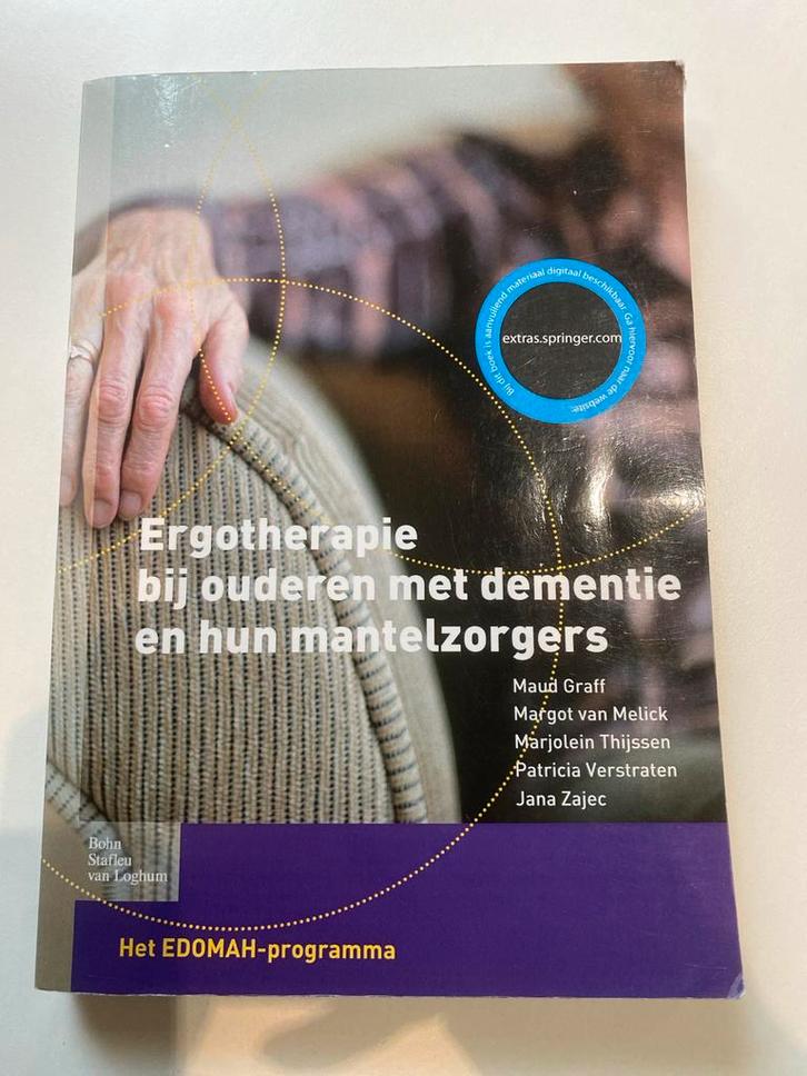Ergotherapie ouderen met bij dementie en hun mantelzorger, Boeken, Studieboeken en Cursussen, Gelezen, HBO, Alpha, Ophalen