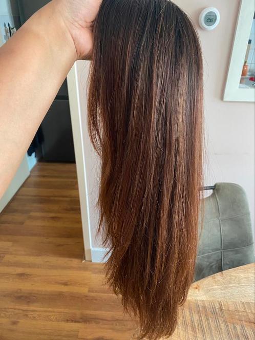 Volledig haarstuk echt haar. Hair Elements., Sieraden, Tassen en Uiterlijk, Uiterlijk | Haarverzorging, Zo goed als nieuw, Pruik of Haarverlenging