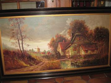 A.Peeters (1910)-Grote prachtige schilderij-Vermeld in PIRON beschikbaar voor biedingen
