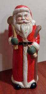 Vintage Kerstman Beeldje Keramiek 21,5cm hoog. (D), Ophalen of Verzenden, Gebruikt