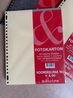 fotokarton nieuw zwart voor ringband, Ophalen, Nieuw, Fotoalbum-accessoire