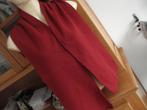 Z.g.a.n. bordeaurode dubbele jersey shawl, sjaal, das, Ophalen of Verzenden, Zo goed als nieuw, Maat 46/48 (XL) of groter, Sjaal