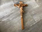 Oude Crucifix - H 45 cm, Ophalen of Verzenden, Gebruikt, Overige typen