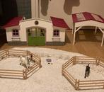 Schleich stal manege, Kinderen en Baby's, Speelgoed | Poppenhuizen, Ophalen, Gebruikt, Toebehoren