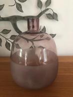 #Glazen design bloemenvaas peervorm; mét brede coatinglaag., Overige kleuren, Ophalen of Verzenden, Minder dan 50 cm, Glas