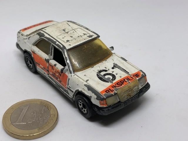 Mercedes 300E Rijkspolitie, Matchbox, Ophalen of Verzenden, Gebruikt, Auto