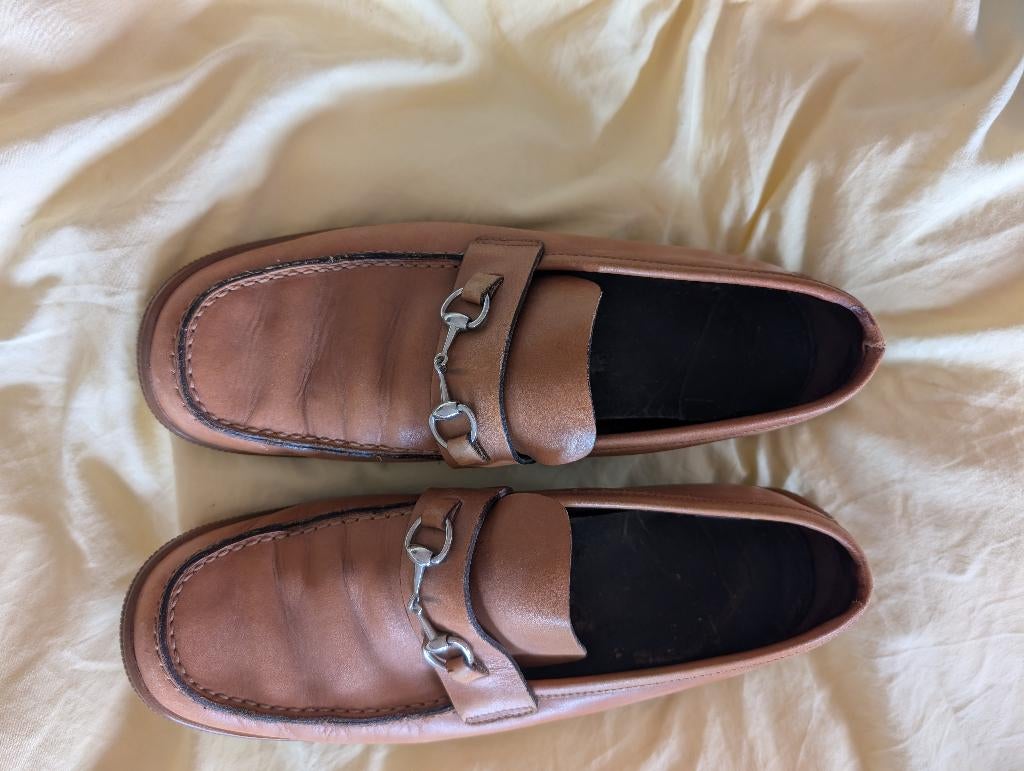 Gucci loafers 40, Verzenden, Zo goed als nieuw, Zwart, Instappers