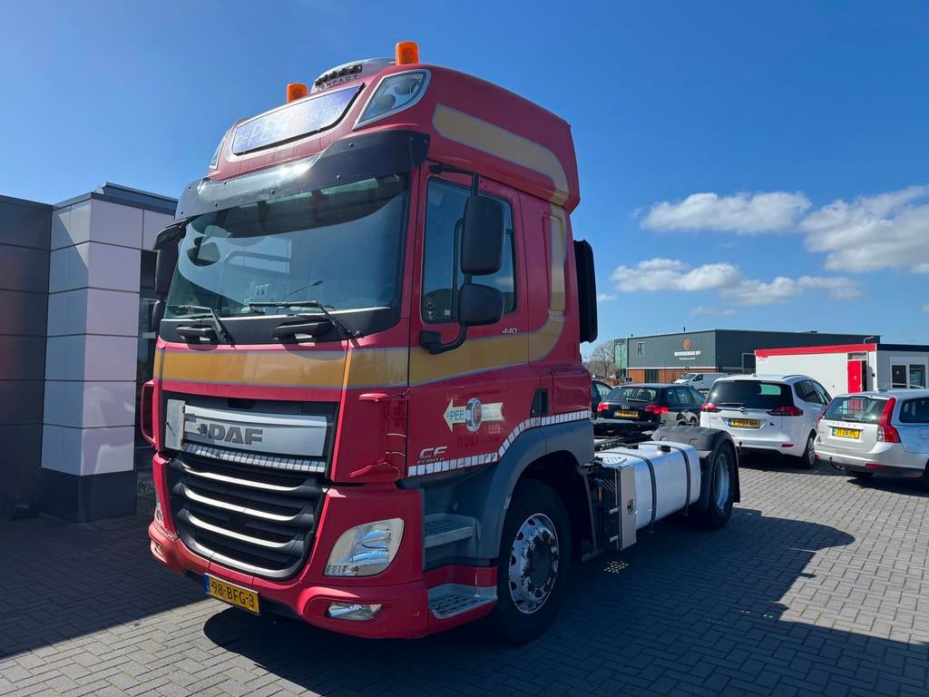 DAF CF 440 FT Cf440 Spacecab 2014 830.000 km euro 6, Auto's, Vrachtwagens, Bedrijf, Te koop, ABS, Airconditioning, Centrale vergrendeling