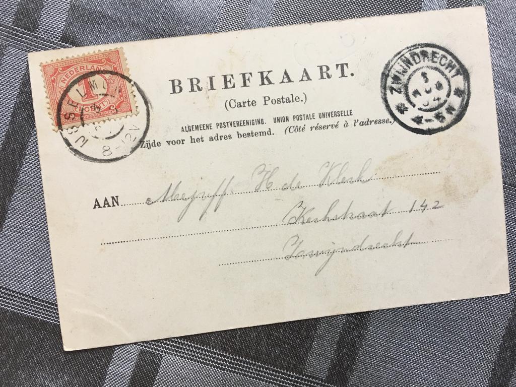 Ansichtkaart groet uit IJsselmonde - 1904, Ophalen of Verzenden, Voor 1920, Gelopen, Zuid-Holland