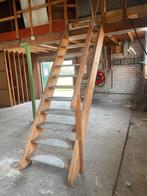 Vurenhouten steektrap hoogte 250cm., Ophalen of Verzenden