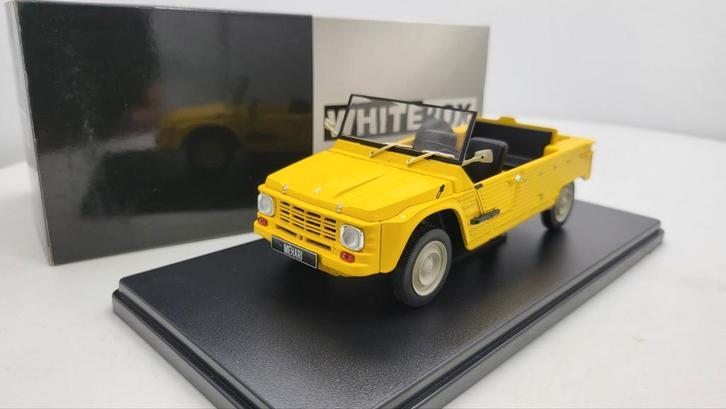 Citroen Mehari Geel Open 1970, Hobby en Vrije tijd, Modelauto's | 1:24, Nieuw, Overige merken, Ophalen of Verzenden