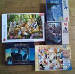 Diverse legpuzzels: Harry Potter, tijgers, Van Gogh en meer, Ophalen, 500 t/m 1500 stukjes, Gebruikt, Legpuzzel