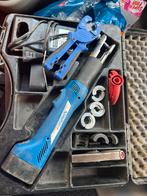 Klauke Elektrohydraulische Perstang Set (Henco/Staal/Koper), Ophalen of Verzenden, Zo goed als nieuw