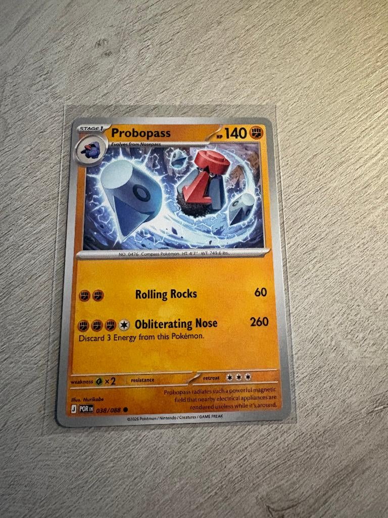 Probopass 038/088 Perfect Order - Pokémon Kaart, Ophalen of Verzenden, Nieuw, Losse kaart