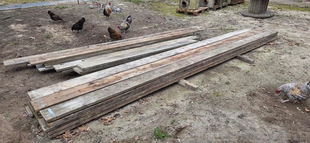 Gebruikte steigerplanken, Ophalen of Verzenden, Gebruikt, Gevelsteiger, 5 meter of hoger