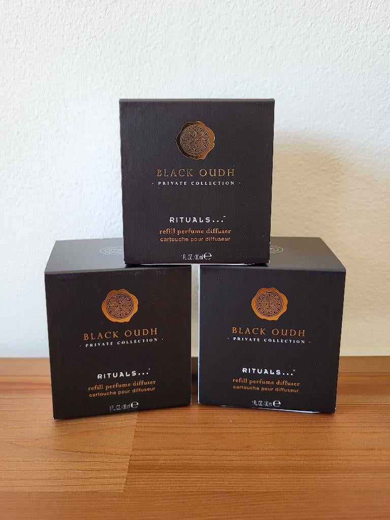 Rituals of Black Oudh - Cartridge 30ml Diffuser Genie Refill, Huis en Inrichting, Ophalen of Verzenden, Nieuw