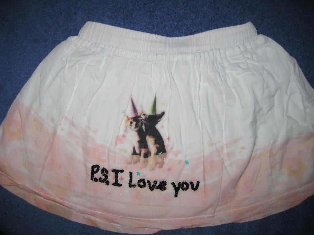 Witte rok, 122, Jilly, Kinderen en Baby's, Kinderkleding | Maat 122, Ophalen of Verzenden, Zo goed als nieuw, Meisje, Jurk of Rok