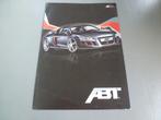 Audi R8 Abt folder, Boeken, Ophalen of Verzenden, Zo goed als nieuw, Audi