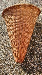 Retro rieten mand vintage korf, Ophalen of Verzenden, Huis en Inrichting