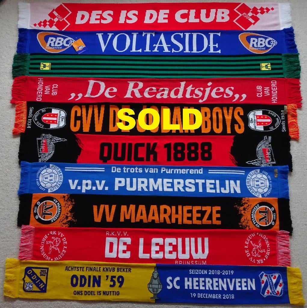 sjaals Nederlandse Amateurs, Verzamelen, Sportartikelen en Voetbal, Ophalen of Verzenden, Nieuw, Overige binnenlandse clubs, Vaantje of Sjaal