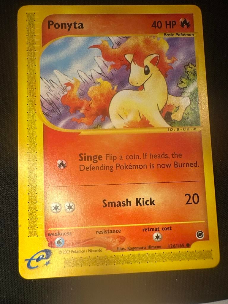 Prachtige Ponyta 126/165 Expedition WOTC, Ophalen of Verzenden, Nieuw, Losse kaart