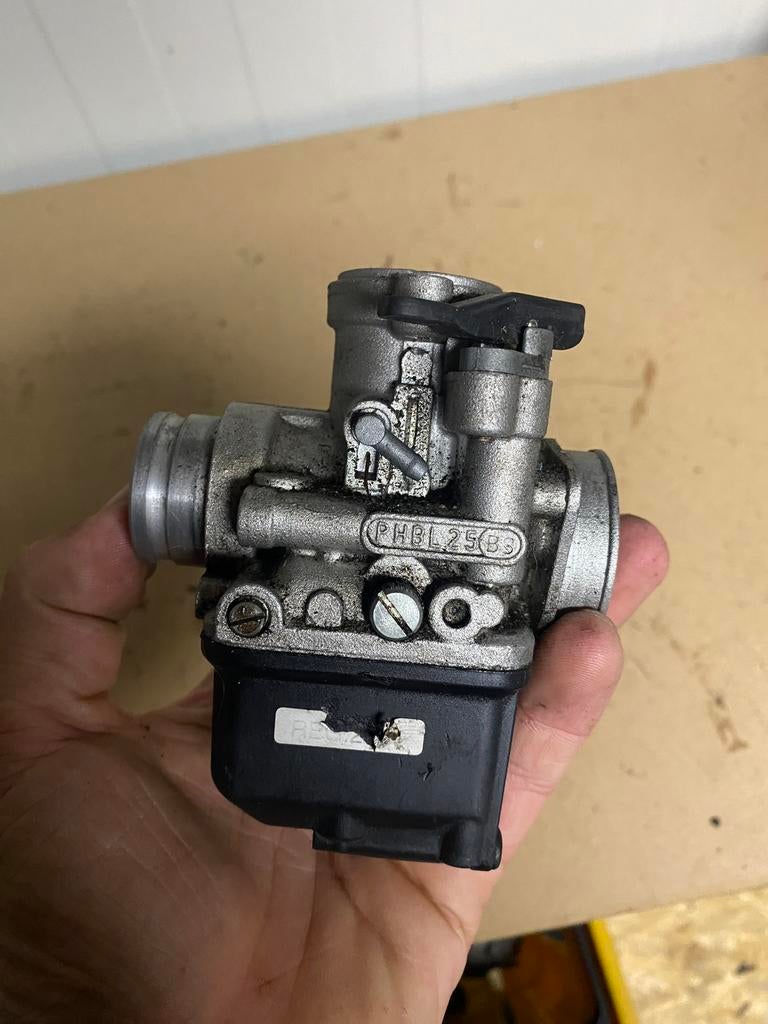 Dellorto 25mm carburateur mist gasschuif, Motoren, Ophalen of Verzenden