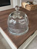 Glazen stolp, Schaal, Rond, Ophalen of Verzenden, Glas