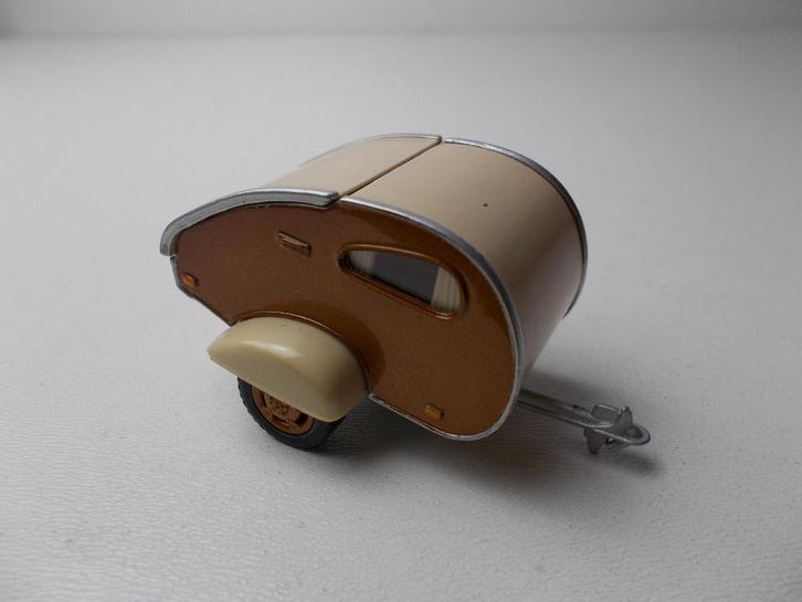 Vintage SCHUCO CARAVAN (Uitklapbaar!) I.z.g.st., Hobby en Vrije tijd, Modelauto's | 1:50, Zo goed als nieuw, Overige typen, Overige merken