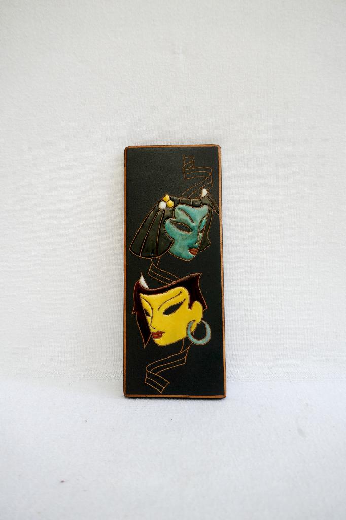 Ruscha - wandbordje - 734/0, Ophalen, Zo goed als nieuw, Steen/keramiek, Decoratieobject