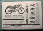Advertentie 1962 Batavus Whippet, Verzamelen, Ophalen of Verzenden, Zo goed als nieuw, Motoren
