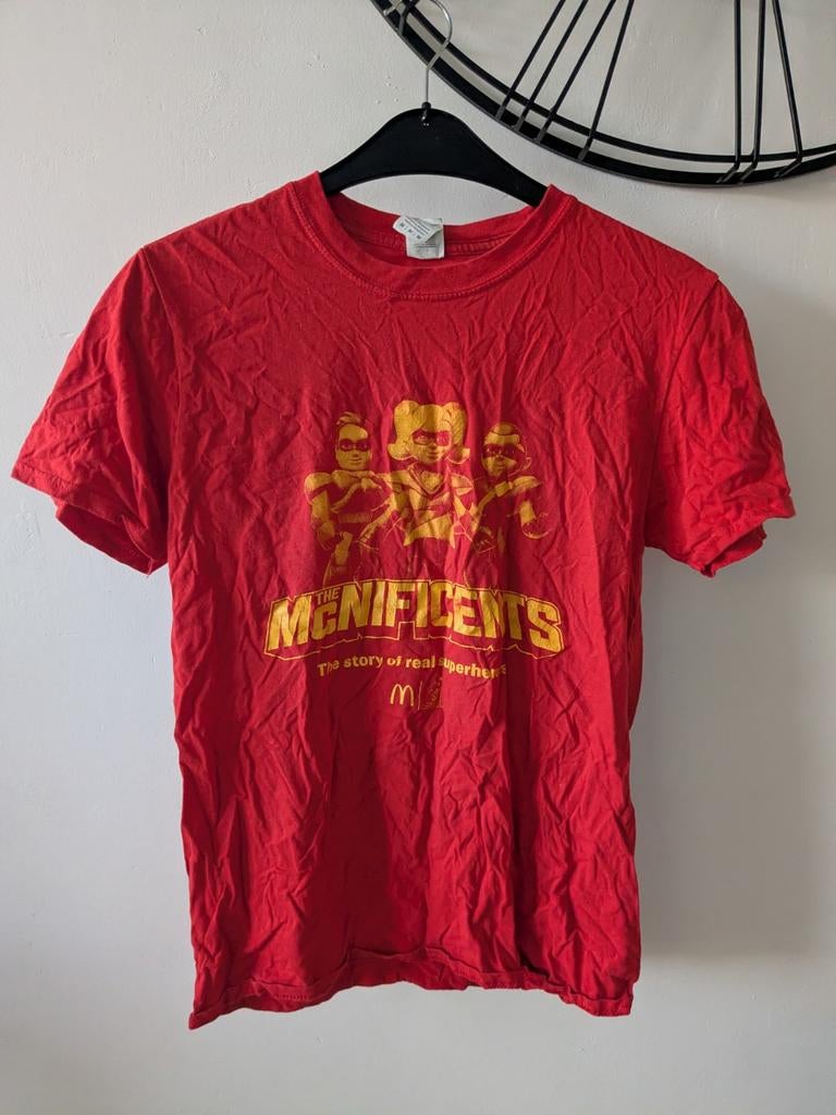 McDonalds t-shirt met print van McNificent's, Ophalen of Verzenden, Zo goed als nieuw, Rood, Korte mouw