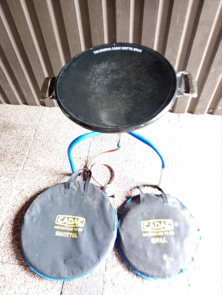 Cadac Skottelbraai met Grill en Skottel - Compleet Set, Ophalen, Gebruikt, Cadac