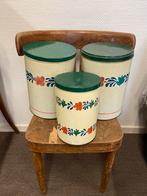 Vintage Tomado Boerenbont Voorraadbussen - 3 stuks, Ophalen of Verzenden, Gebruikt