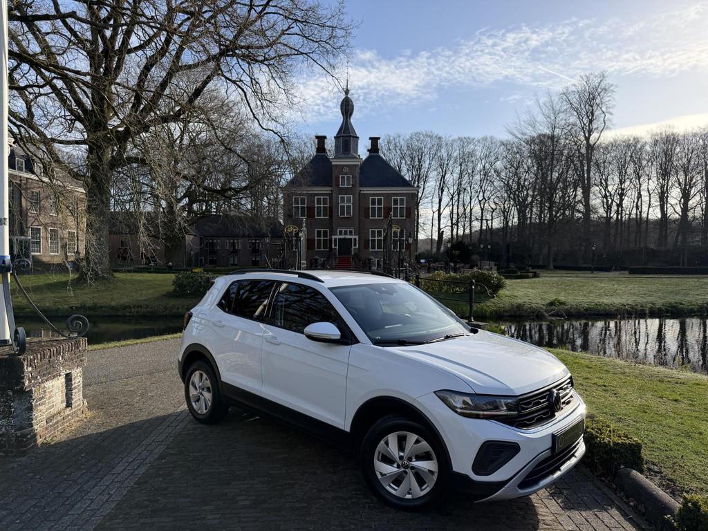 Volkswagen T-Cross 1.0 TSI Life Edition | Clima | Adaptive C, Auto's, Volkswagen, Gebruikt, 116 pk, Wit, LED verlichting