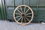 Wagenwiel, origineel mooi houten wagenwiel ø105 cm., Antiek en Kunst, Ophalen