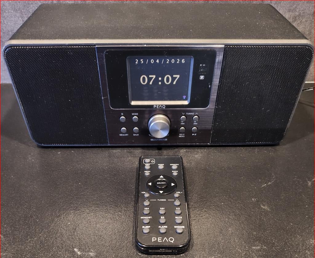 Peaq  PDR261 BT-B Internet radio, Ophalen of Verzenden, Zo goed als nieuw, Radio
